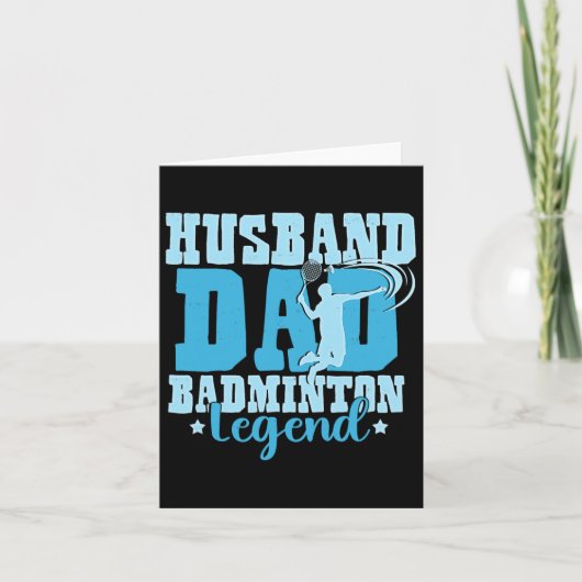 Carte Badminton Legends Retro Shuttle Hommes's Badminto (Devant)