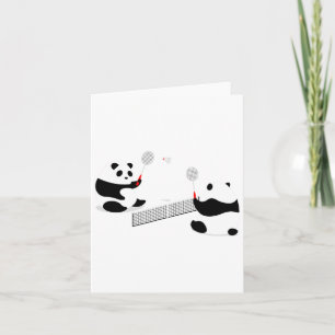 Carte Badminton Panda Volley