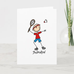 Carte Badminton Player T-shirts and Gifts