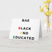 Carte BAE Graduate (Fleur jaune)