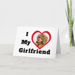 Carte Bae Personnalisé Photo Personnalisée J'aime Ma Cop