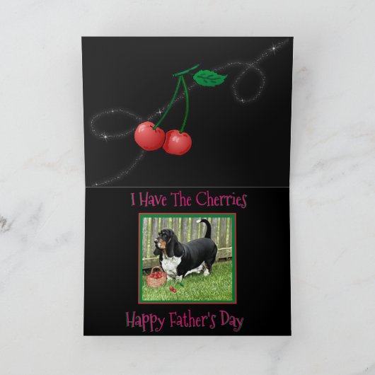 Carte Baet & Cherry Pie On Funny Father's Day Card (Intérieur)