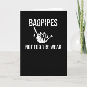 Carte Bagpiper Cadeaux Bagpipe Ecosse Bagpipe Lover
