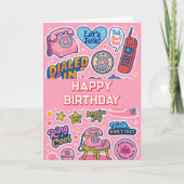 Carte "Bague à anneaux ! Filles Joyeux anniversaire (Devant)