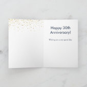 Carte Bague du 30e anniversaire du Mariage (Intérieur)