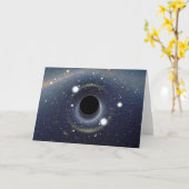 Carte Bague noire Einstein NASA (Fleur jaune)