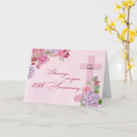 Carte Bagues de mariage religieuses spécifiques à l'anni (Fleur jaune)