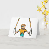 Carte Bagues gymnastiques (Fleur jaune)