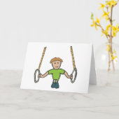 Carte Bagues gymnastiques (Fleur jaune)