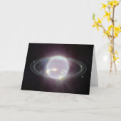 Carte Bagues JWST de la planète Neptune (Fleur jaune)