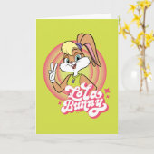 Carte Bagues Lola Retro LOONEY TUNES™ (Fleur jaune)