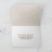 Carte Bagues mariages en coquillage et sable (Intérieur)