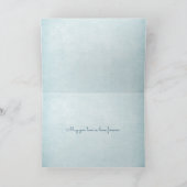 Carte Bagues mariages sur pétale rose (Intérieur)