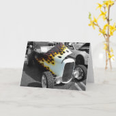 Carte Baguette chaude de flamme (Fleur jaune)