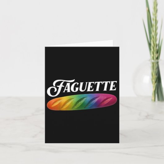 Carte Baguette Pride (Devant)