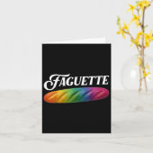 Carte Baguette Pride (Fleur jaune)