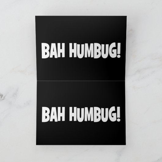 Carte : Bah Humbug ! (Intérieur)