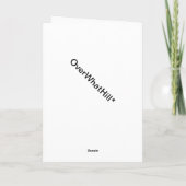 CARTE BAHHH. VOUS AVEZ "30" MAIS VOUS POUVEZ TOUJOURS FA (Dos)