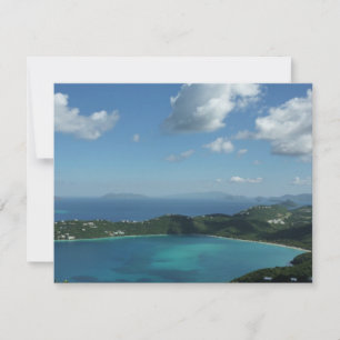 Carte Baie de Magens, scene de l'île St Thomas Beautiful