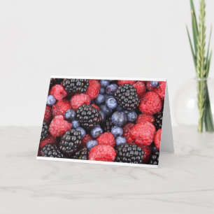 Carte Baies de fruits Fête d'anniversaire Love Destiny