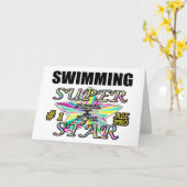 Carte baignade (Fleur jaune)