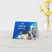 Carte BAIGNADE PAR POUR DIRE **HEUREUSE 60e ANNIVERSAIRE (Fleur jaune)