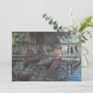 Carte Baigneurs à La Grenouillère par Claude Monet
