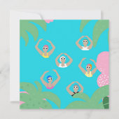 Carte Baigneurs artistiques | Illustration de natation a (Devant)