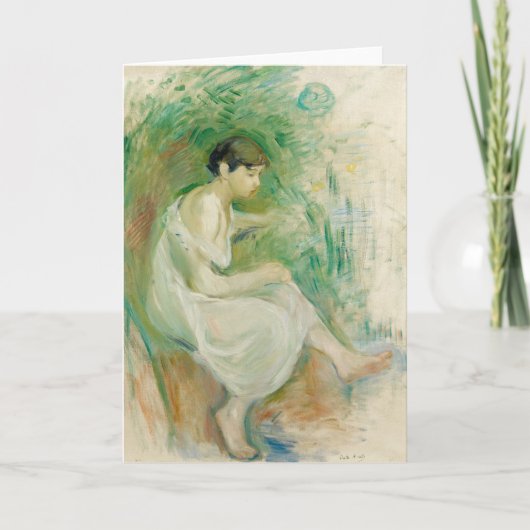 Carte Baigneuse en Chemise | Berthe Morisot (Devant)