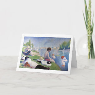 Carte Baignoire à Asnières, Seurat