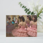 Carte Bailarinas en una gran sala de estilo rocóco (Debout devant)