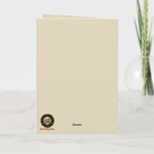 Carte Baillie Scottie Dog Noël personnalisé (Dos)