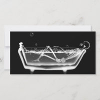 Bain à remous X-Ray Squelette noir et blanc