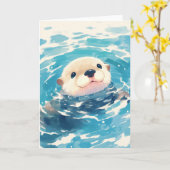 Carte Bain d'eau Otterrific (Fleur jaune)