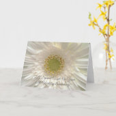 Carte Baise blanche 65e anniversaire de Mariage personna (Fleur jaune)