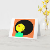Carte Baiser (Fleur jaune)