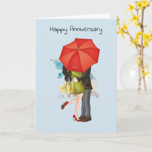 Carte Baiser d'anniversaire (Fleur jaune)