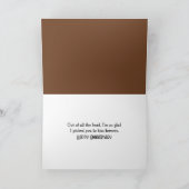 Carte Baiser de vache Highland pour anniversaire (Intérieur)