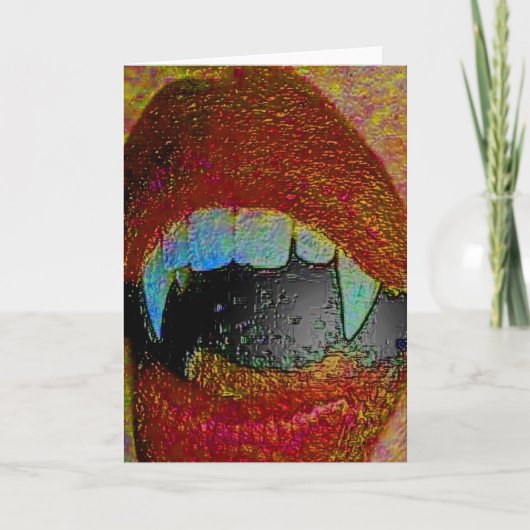 CARTE BAISER DE VAMPIRE (Devant)