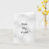 Carte Baiser personnalisé Mon Putt (Fleur jaune)