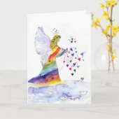 Carte Baisers d'ange (Fleur jaune)