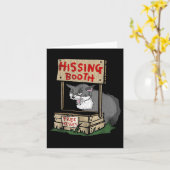 Carte Baisers de chat sans dent Hisses (Fleur jaune)