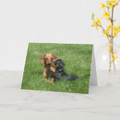 Carte Baisers de la maman (Fleur jaune)