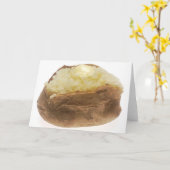 Carte Baked potato (Fleur jaune)