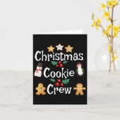 Carte Bakers Christmas Cookie Creative Family Baking Tea (Fleur jaune)