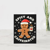 Carte Baking Scy And Caffeinated Gingerbread Coffee Chri (Devant)