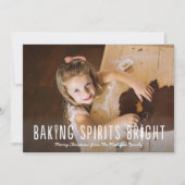 Carte Baking Spirits Bright Holiday (Devant)