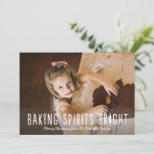 Carte Baking Spirits Bright Holiday (Debout devant)