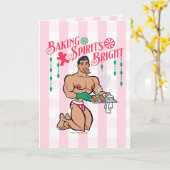 Carte Baking Spiritueux (Fleur jaune)