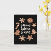 Carte Baking Srits Bright Holiday Cookies T Shirt (Fleur jaune)